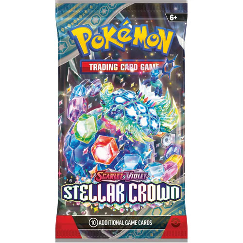 Pokemon TCG: Stellar Crown Booster Pack - Trading Cards